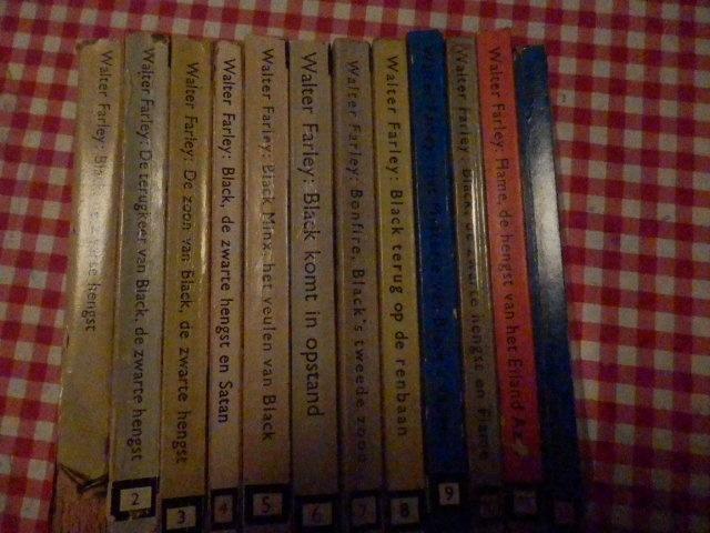 De  zwarte hengst (1 tm 10) en De rode Hengst (11 en 12), Boeken, Avontuur en Actie, Gelezen, Ophalen of Verzenden