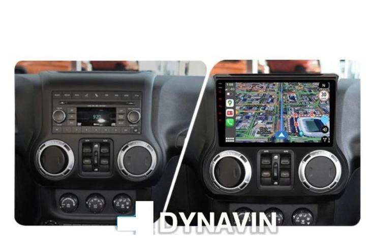 jeep wrangler autoradio navigatie carplay android 13 dynavin, Auto diversen, Autoradio's, Nieuw, Ophalen of Verzenden