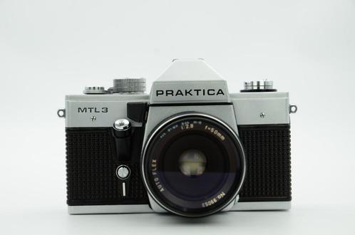 Praktica MTL 3 met Autoflex F2.8 50mm lens, Audio, Tv en Foto, Fotocamera's Analoog, Zo goed als nieuw, Spiegelreflex, Overige Merken