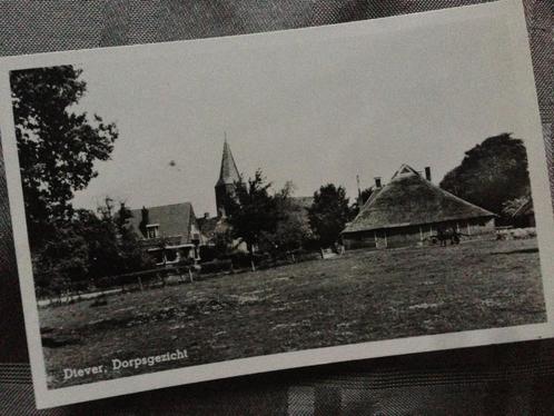 Ansichtkaart Dorpsgezicht Diever, Verzamelen, Ansichtkaarten | Nederland, Ongelopen, Drenthe, 1940 tot 1960, Ophalen of Verzenden