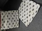 set van 2 kussen hoesjes 30x30 cm, Huis en Inrichting, Woonaccessoires | Kussens, Ophalen of Verzenden, Gebruikt, Vierkant