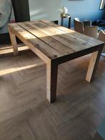 Steiger houten tafel, handmate, Huis en Inrichting, Tafels | Eettafels, Ophalen of Verzenden, Zo goed als nieuw, Rechthoekig, 50 tot 100 cm