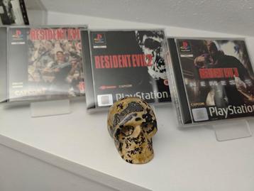 Resident Evil 1,2 en 3 voor de PlayStation 1 beschikbaar voor biedingen