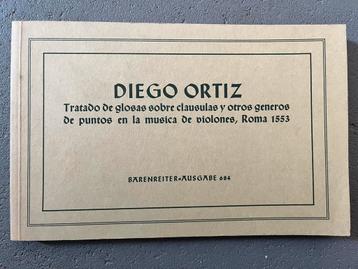 Bladmuziek Diego Ortiz Tratado Glosas viola da gamba violone beschikbaar voor biedingen