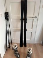 Ski's Elan 1.52+ atomicschoenen maat 41 + stokken + hoezen, 140 tot 160 cm, Gebruikt, Carve, Skiën
