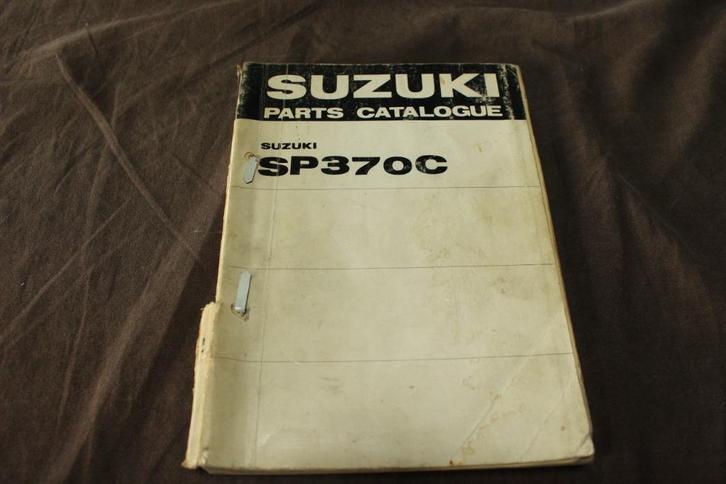 Suzuki SP370C 1978 motorcycle parts catalogue SP 370 C, Motoren, Handleidingen en Instructieboekjes, Suzuki, Ophalen of Verzenden