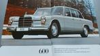 1974 prachtige Mercedes folder o.a. W114 - 450 SE - SL - 600, Ophalen of Verzenden, Zo goed als nieuw, Mercedes
