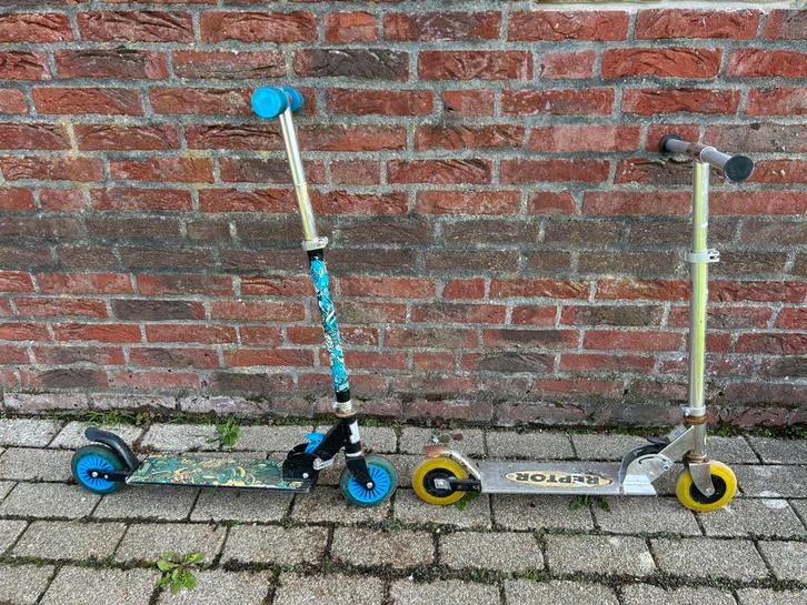 2 verstelbare stepjes 2x step Raptor voor SPOTPRIJS van €10, Fietsen en Brommers, Steps, Gebruikt, Gewone step, Ophalen of Verzenden