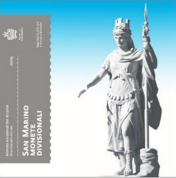SAN MARINO BU-SET 2025 MET NORMALE 2 EUROMUNT beschikbaar voor biedingen