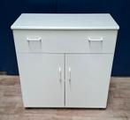 Wit dressoir met lade ( 85 x 80 x 41 cm ), Huis en Inrichting, Kasten | Dressoirs, Ophalen, Gebruikt, 50 tot 100 cm, 25 tot 50 cm