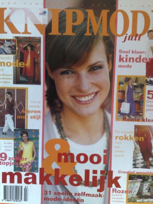 Knipmode juli 1998, Hobby en Vrije tijd, Kledingpatronen, Gebruikt, Vrouw, Knipmode, Verzenden