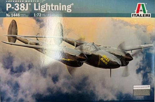 Coelianmodels, Italeri, 1446, P-38J Lightning, 1/72 € 27,99, Hobby en Vrije tijd, Modelbouw | Vliegtuigen en Helikopters, Nieuw
