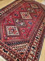Vintage handgeknoopt perzisch tapijt shiraz 330x215, Info@SlatsAntiek.nl, Perzisch, 200 cm of meer, Ophalen of Verzenden
