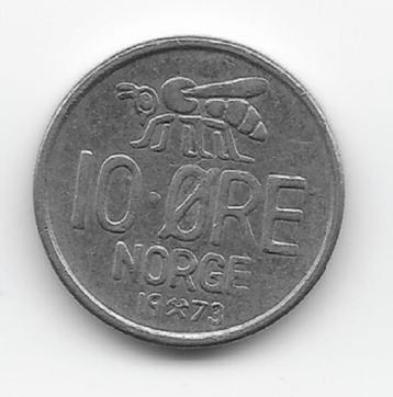 Noorwegen 10 øre 1973 KM# 411 beschikbaar voor biedingen