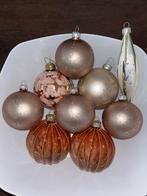 Set luxe glazen kerstballen, Ophalen of Verzenden, Zo goed als nieuw