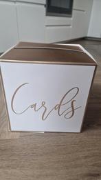 Enveloppen doos bruiloft - Nieuw!, Ophalen of Verzenden, Nieuw, Versiering, Geboorte of Huwelijk