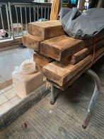 Houten balken, Doe-het-zelf en Verbouw, Hout en Planken, Ophalen of Verzenden, Zo goed als nieuw, Balk, Vuren