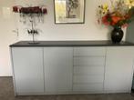 Dressoir, grijs/bruin gespoten, Ophalen, Zo goed als nieuw, 200 cm of meer, 25 tot 50 cm