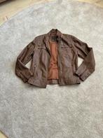 Herenjas maat L van Manguun bruin leer, Kleding | Heren, Ophalen of Verzenden, Zo goed als nieuw, Maat 52/54 (L), Bruin
