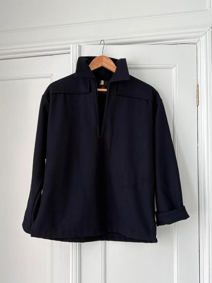 Biesot jas jopper 100%wol, Kleding | Dames, Jassen | Winter, Zo goed als nieuw, Maat 38/40 (M), Blauw, Ophalen of Verzenden