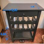 Wijn rack met lade, Ophalen, Gebruikt, Hout, Minder dan 50 cm
