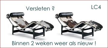 Corbusier LC4 versleten? wij herstofferen binnen 2 weken ! beschikbaar voor biedingen