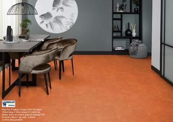 Plak Pvc Finsbury Oranje 2027 Dry-Back - Project kwaliteit  beschikbaar voor biedingen