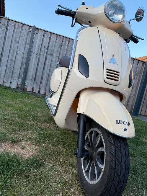 Scooter  blauw kenteken, Fietsen en Brommers, Snorfietsen en Snorscooters, Gebruikt, Overige merken, Ophalen of Verzenden