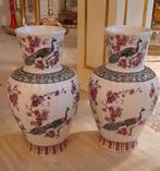 Vaas Chinees capodimonte pauw 2, Ophalen of Verzenden