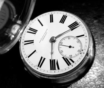 GROOT én ZWAAR zakhorloge met dubbele kast Chester 1878 beschikbaar voor biedingen