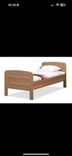 Elektrisch verstelbaar 1-persoons senioren bed, Ophalen, 90 cm, Eenpersoons, Bruin