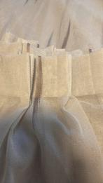 Inbetween gordijnen, Ikata Greige met dubbele plooi., Huis en Inrichting, Stoffering | Gordijnen en Lamellen, Ophalen of Verzenden