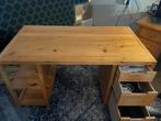 Net massief grenen IKEA bureau, Ophalen of Verzenden, Gebruikt, Bureau