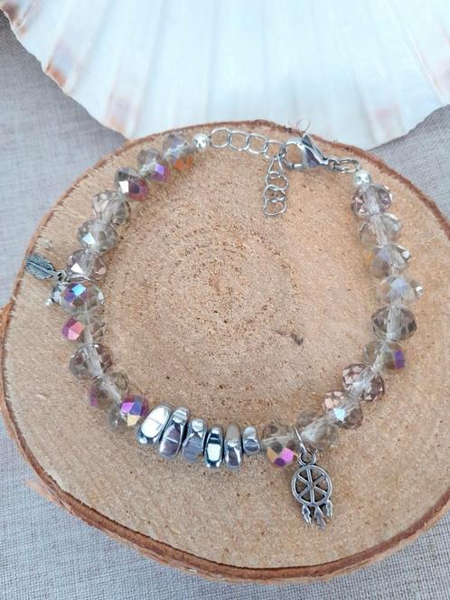 Nieuwe armband glasfacet, Sieraden, Tassen en Uiterlijk, Armbanden, Nieuw, Ophalen of Verzenden