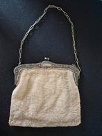 Vintage kralentasje met zilveren beugel, Ophalen of Verzenden