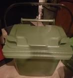 Roll-box minicontainer 45 liter groen, 
afvalcontainer, Ophalen