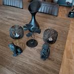 Zwarte decoratie set, Huis en Inrichting, Woonaccessoires | Overige, Ophalen, Zo goed als nieuw