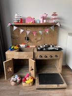 Kinder Keuken van stijgerhout, Ophalen, Gebruikt, Hout, Speelkeuken