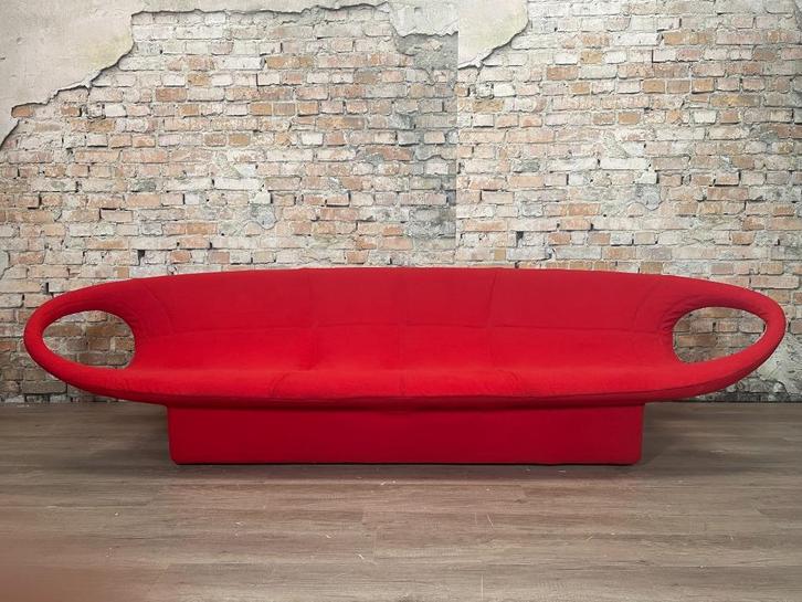 Moroso Smock Sofa bij TheReSales, Huis en Inrichting, Banken | Bankstellen, Zo goed als nieuw, Rechte bank, Vierpersoons of meer