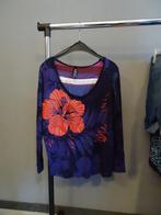 Desigual, shirt lange mouw, paars, maat L, Maat 38/40 (M), Paars, Ophalen of Verzenden, Zo goed als nieuw