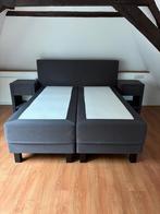Elektrische Boxspring + Nachtkastjes, Ophalen, Tweepersoons, 200 cm, 160 cm