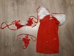 Sexy Kerst lingerie set, Kleding | Dames, Geen merk, Verzenden, Rood