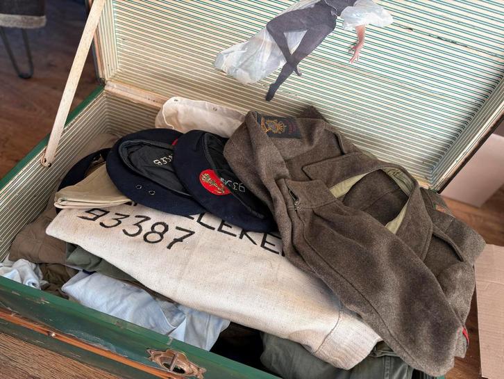 Korps Mariniers, battledress, Nieuw Guinea,, Verzamelen, Militaria | Tweede Wereldoorlog, Marine, Embleem of Badge, Nederland