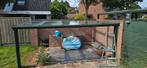Terras overkapping/tuin opslag L:430cm B:300cm H:170cm, Ophalen, Gebruikt, Metaal, Overige typen