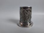 Mooi vintage verzilverd lepelvaasje, Ophalen of Verzenden, Zilver