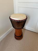 Djembe 65cm zo goed als nieuw met hoes, Muziek en Instrumenten, Percussie, Ophalen, Zo goed als nieuw, Trommel