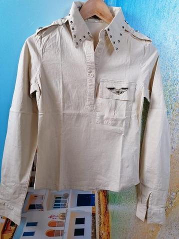 Lucy military blouse met epauletten, S, zgan beschikbaar voor biedingen