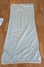 2x Hema plateau matrasbeschermer molton waterdicht 90x200cm, Eenpersoons, Ophalen of Verzenden, Zo goed als nieuw, Wit