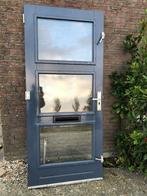 |hardhouten voordeur| buitendeur| dubbelglas| 210X93|, Doe-het-zelf en Verbouw, Deuren en Horren, Ophalen, Gebruikt, 80 tot 100 cm