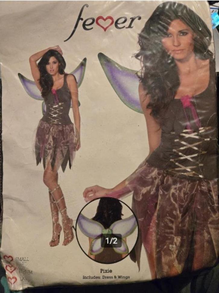 Luxe Tinkerbell outfit mt M, Kleding | Dames, Carnavalskleding en Feestkleding, Nieuw, Kleding, Maat 38/40 (M), Ophalen of Verzenden